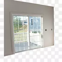 滑动玻璃门，滑动门，露台，窗台