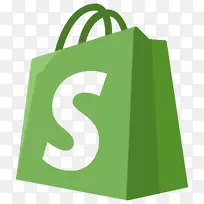 Shopify徽标-电子商务营销点-营销