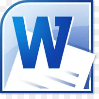 Microsoft Office 2010 Microsoft Word计算机图标-Microsoft