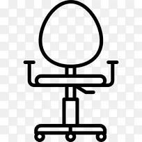 办公椅、桌椅、电脑图标、轮椅椅