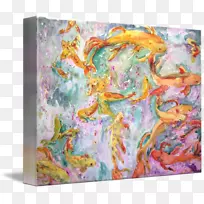 锦鲤画鲤鱼画