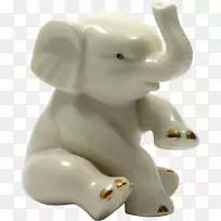小雕像陶瓷莱诺克斯陶器-大象