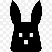 复活节兔子欧洲兔子电脑图标-兔子