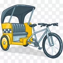 自行车车轮，中央公园，三轮车，自行车，人力车-自行车