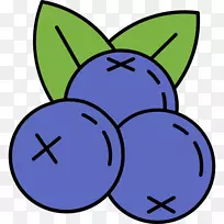 电脑图标食物蓝莓水果剪辑艺术-蓝莓