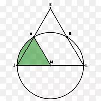 直角三角形区域圆-三角形