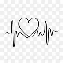 绘制脉搏心脏轮廓-心脏