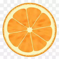 橙色绘画剪辑艺术-橙色
