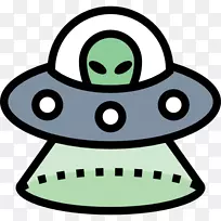 不明飞行物外星人绘画剪贴画-外星人