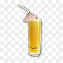 橙汁饮料哈维·沃班格模糊肚脐橙汁螺丝刀