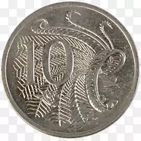硬币分25美分硬币