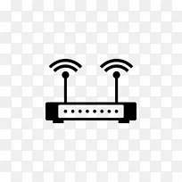 无线路由器计算机图标wi-fi符号