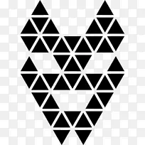 形状对称多边形三角形生物