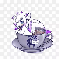 猫咖啡杯剪贴画-猫
