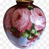 花瓶陶瓷花瓣花瓶