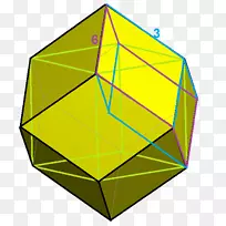 三角形梯形蜂窝，菱形十二面体，三角形梯形，菱形十二面体蜂窝角
