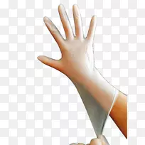 医用手套个人防护设备乙烯基橡胶手套手