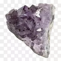 水晶紫水晶-紫石英