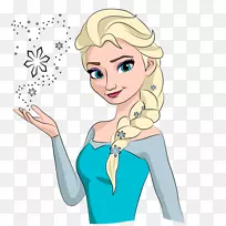 Elsa Anna冷冻Rapunzel olaf-Elsa