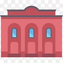 剧院电脑图标艺术博物馆剪辑艺术建筑