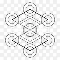 神圣几何立方体Metatron mandala-立方体