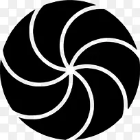 计算机图标孔径虹膜