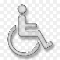 残疾国际通行标志残疾泊车许可证轮椅