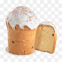 糖霜和糖霜-库利奇海绵蛋糕水果蛋糕食品-复活节