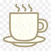 咖啡杯野营斯坦纳电脑图标饮料-咖啡