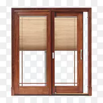 百叶窗和窗帘滑动玻璃门佩拉-窗户
