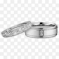 结婚戒指耳环订婚戒指珠宝结婚戒指