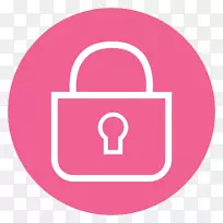 计算机图标挂锁安全