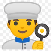 Emojipedia厨师，零宽度拼图-表情符号