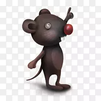 小鼠Krysa大鼠法国动物-小鼠