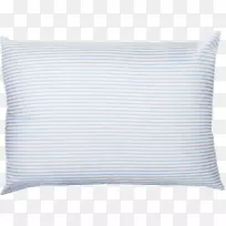 投掷枕头垫长方形微软天蓝色枕头
