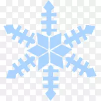 雪花剪贴画-雪花