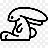 欧洲兔子电脑图标下载剪贴画-兔子