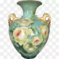 花瓶陶瓷陶器绿松石花瓶