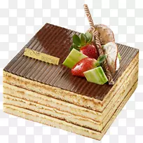 歌剧蛋糕海绵蛋糕晶片生日蛋糕