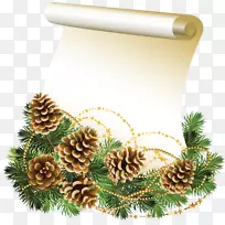 圣诞纸羊皮夹艺术-圣诞节