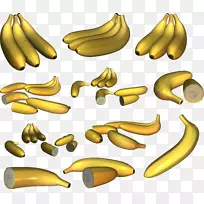 烹饪香蕉剪贴画-香蕉