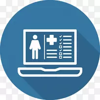 电子病历医疗记录医疗计算机图标医疗账单