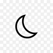 新月月相日食月蚀轮廓