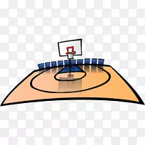 篮球场运动剪贴画-篮球
