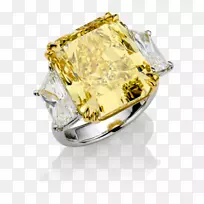 戒指钻石颜色珠宝钻石透明戒指