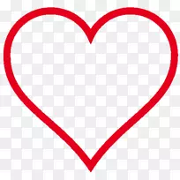 心脏电脑图标红色剪辑艺术-心脏