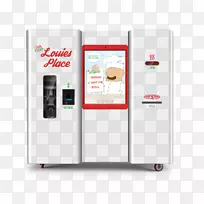 比萨饼冰箱自动售货机.比萨饼