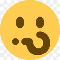 笑脸表情不和谐表情松懈-微笑