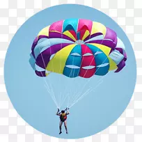 降落伞滑翔飞机运动降落伞