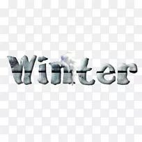 冬季英语剪贴画-冬天